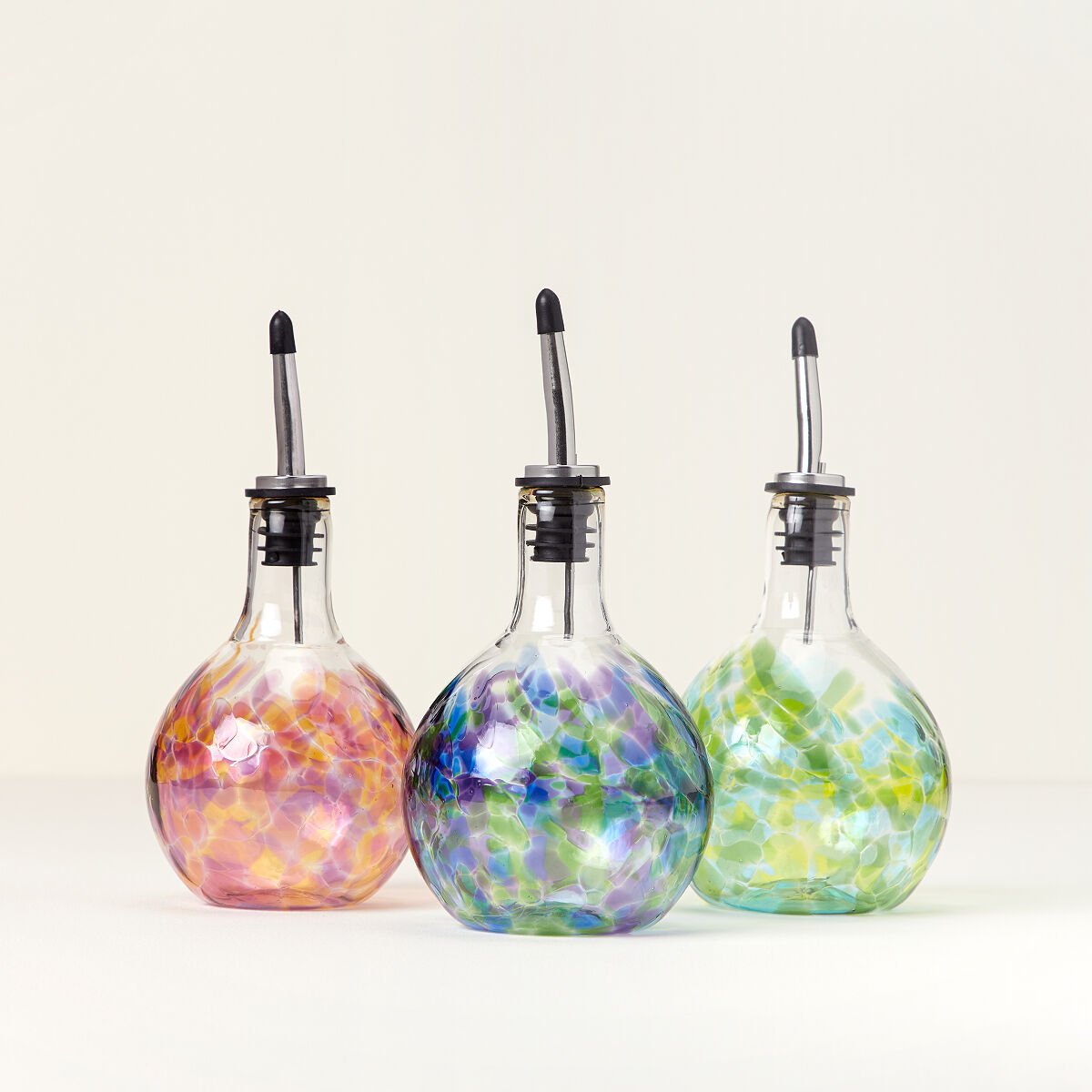 Handblown Glass Olive Oil Pourer