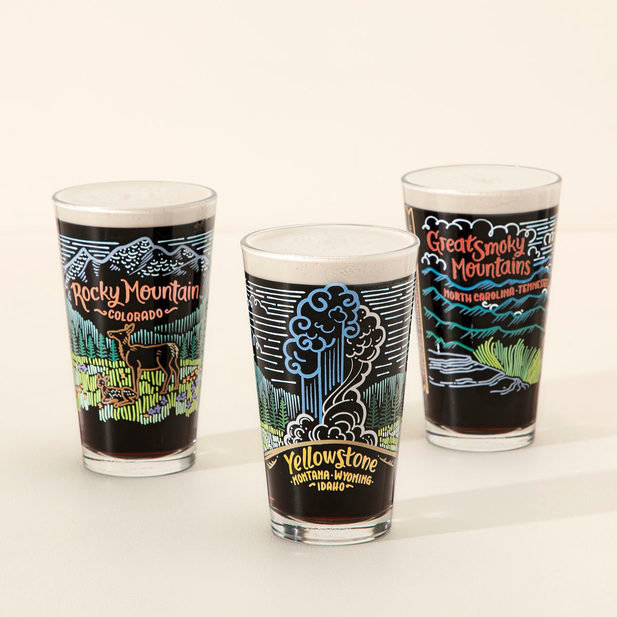 Collect Your National Park Glassware
