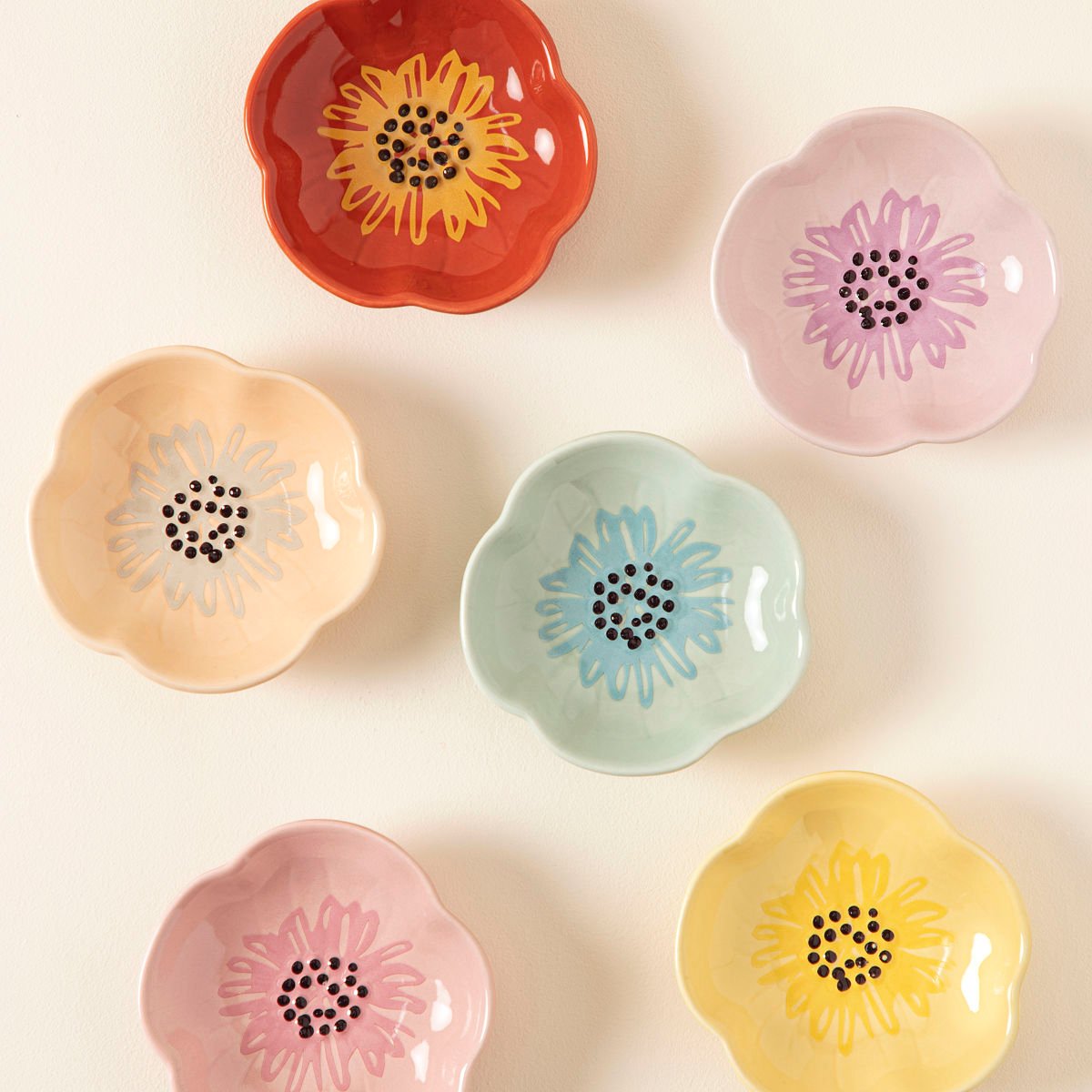 Little Flower Snack Bowls – Set of 6