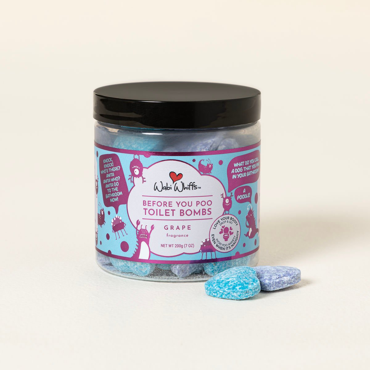 Kids Glitter Hearts Toilet Bombs