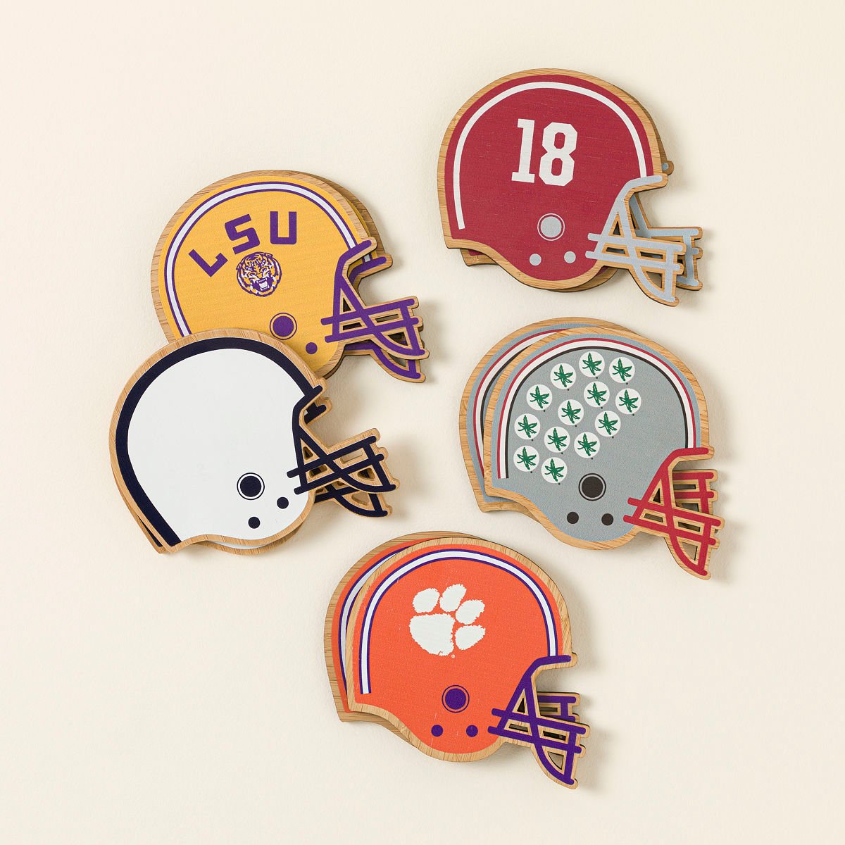 College Football Game Day Coaster Set