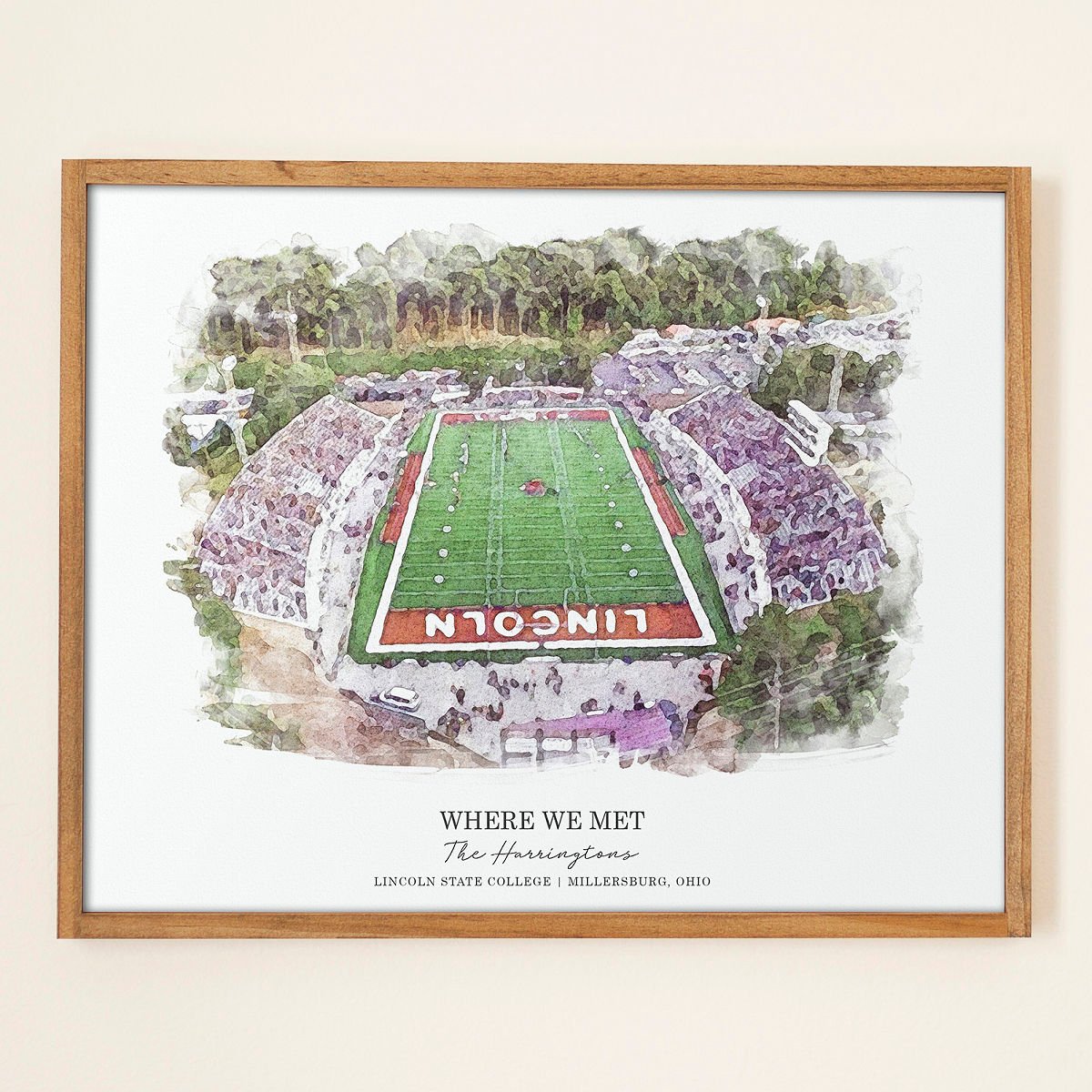 Where it All Began Couple Art