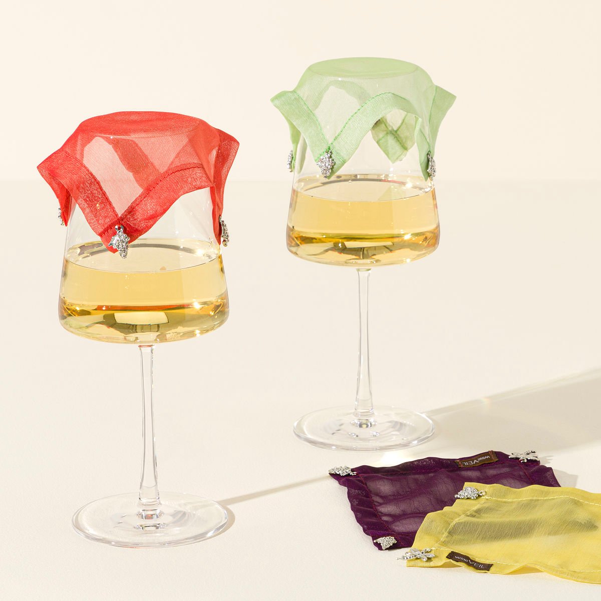 Weighted Outdoor Wine Covers – Set of 4