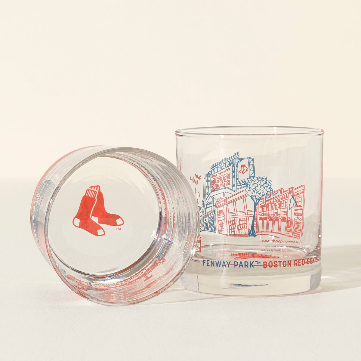 MLB Stadiumscape Rocks Glasses – Set of 2