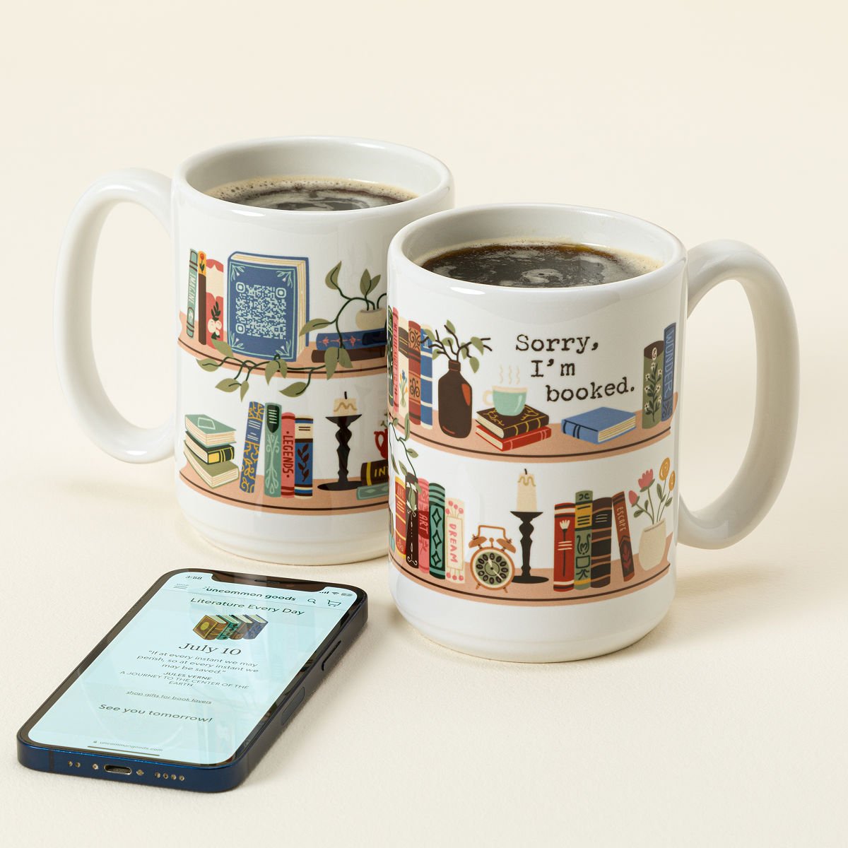 Literature Every Day Interactive QR Mug