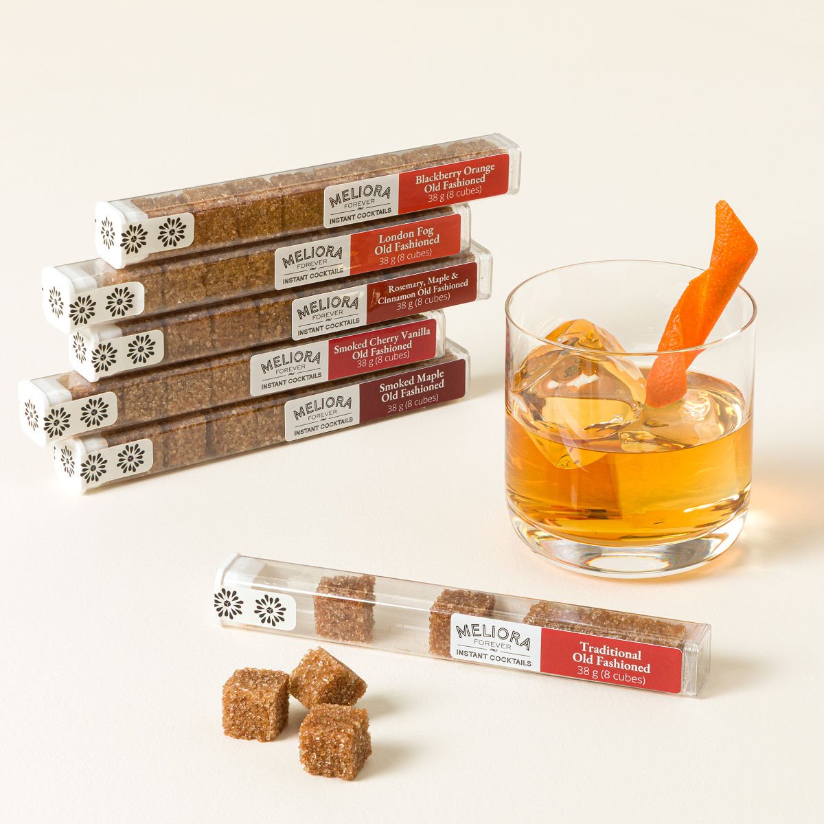 Instant Old Fashioned Cocktail Cube Gift Set