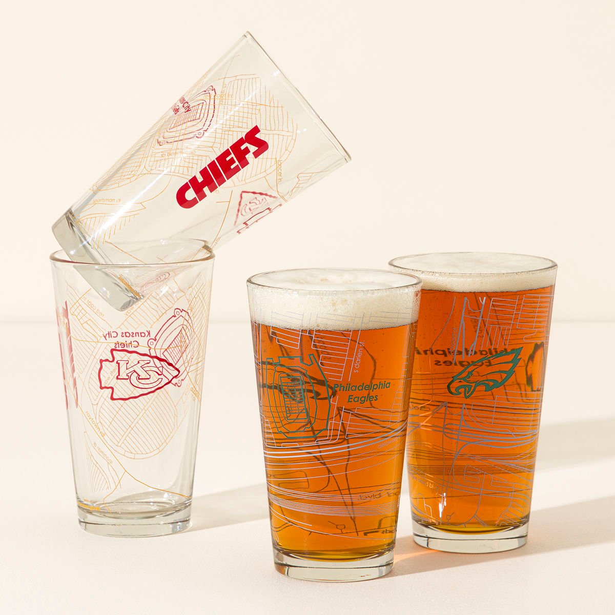 Your NFL City Pint Glass – Set of 2