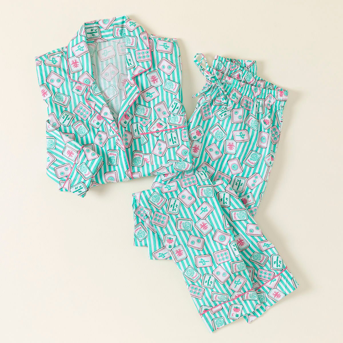 Dreaming of Mahjong Pajama Set