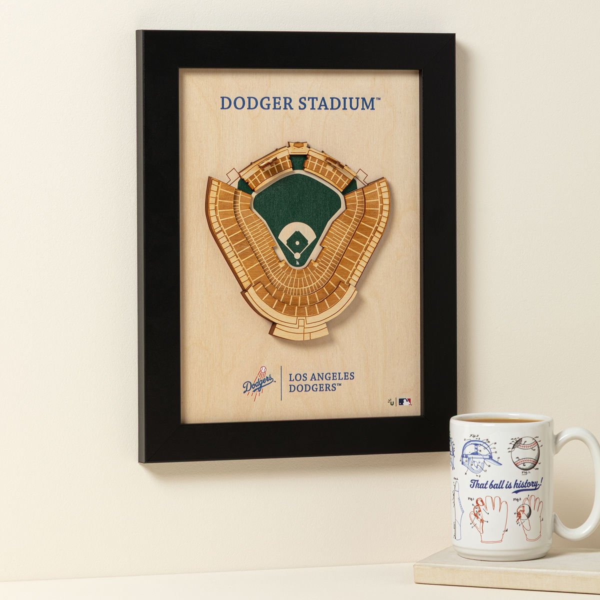 MLB Wall Sculpture Stadium Art